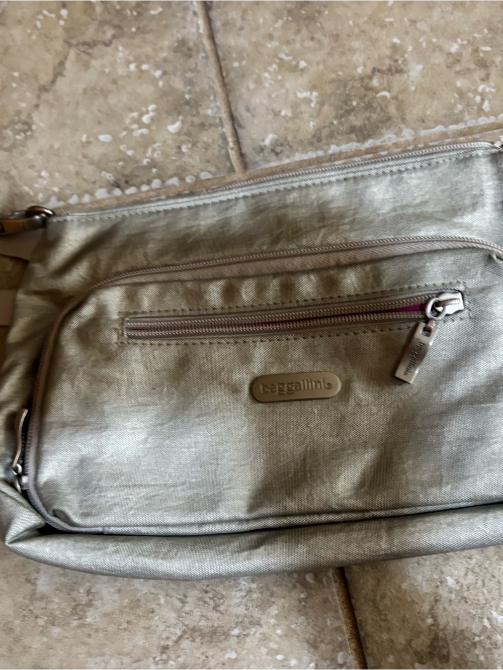 Baggallini Metallic Crossbody Bag